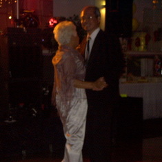 Lola and Uncle Kiko dancing at her 90th Birthday Party