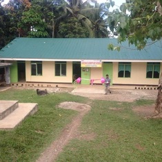 The school, CRs, water/septic that Dr. Portugal, CARP and LIFE For Health helped build.