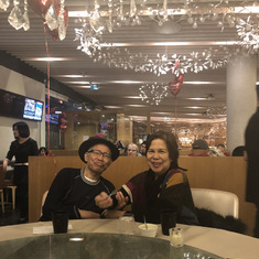 Mom and Dad Celebrating Valentines Day with the family (February 14, 2019)