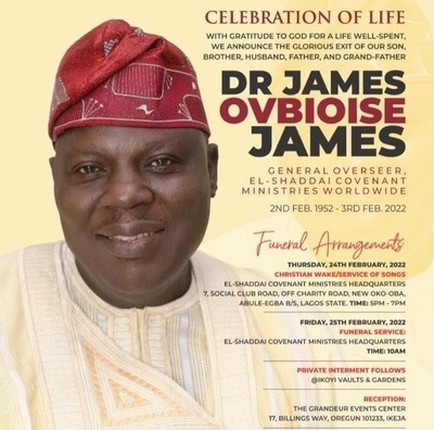 Dr. James Ovbioise James