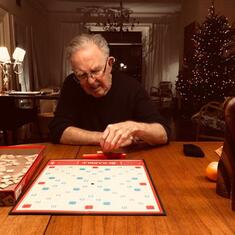 Evenings with Dad beating us at scrabble