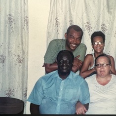 Daddy&Mummy with Olu and Jennifer.