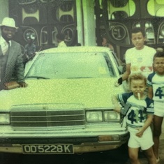 The family at Tafawa Balewa Square Lagos