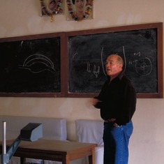 Lecturing in Nepal