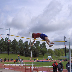 Dustin - City Track & Field Pole Vaulting May 2006 021