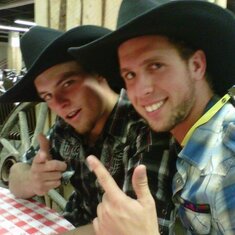 Dustin and Eric at Stampede