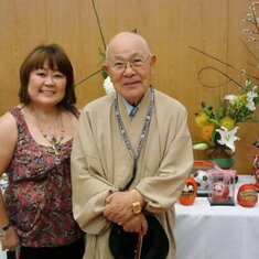 Attended a  LDS Japan Night  on the invitation of Shelley Asao; offered my collection of Japanese dolls and ikebana display