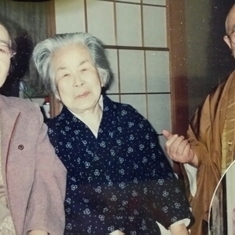Younger sister Aunty Kazuko and Eldest sister Aunty Funabashi