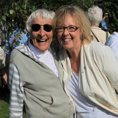Margaret with Elizabeth May August 2011