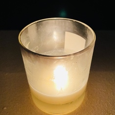 Èabha this candle’s soft light sends prayers to speed you to heaven. Love from the Wrights xxx