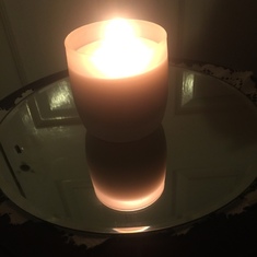 A candle for a little angel 