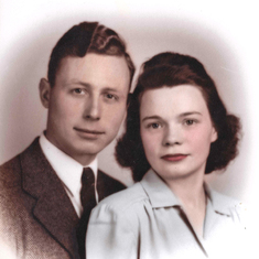 Earl and Ginny married in 1941