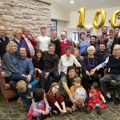 Dad's 100 birthday party