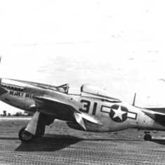 Lt Earl Lanes P-51D he named it Dearest Beloved