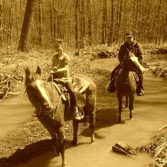 We took are horses to flowing well that summer dad said he co u ld make it and he did his horses had