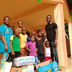 Our visit to orphanage home last year
