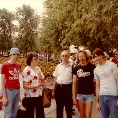 1983 Great America Amusement Park, Gurnee, Illinois - with Jeffrey, Margarete, Eric, and Andrew - 046