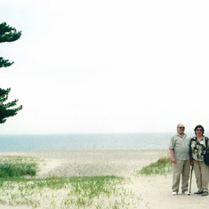 2004 Illinois Beach State Park, Zion, Illinois, with Margarete - 085