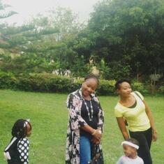 Aunty Ebi with her Nieces and Sister 