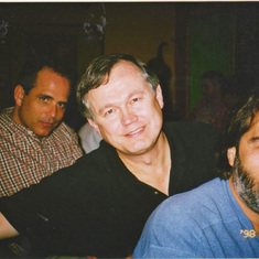 Tom, Reg, and Eddie - @ Tom's birthday Jan 8, 1998 in DC