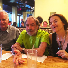 Tom, Ed, and Nancy at Thip Khao (Laotian) in DC- June 18, 2017