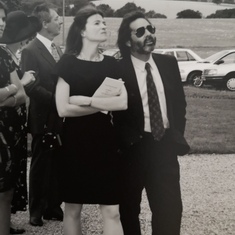 Nancy and Eddie at the wedding of Charlotte and John 8.10.96