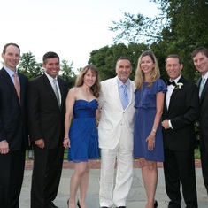 A wedding reunion on Long Island .... Ed "killing it" in his white suit