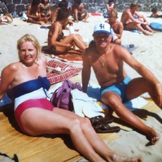 Dad and Mom in Hawaii