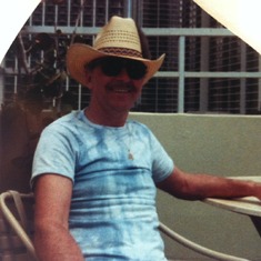 Dad in his Cowboy Hat
