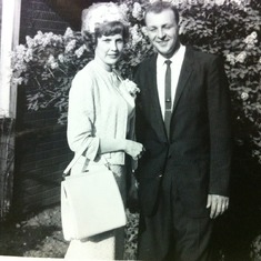 Dad and Mom after their Wedding