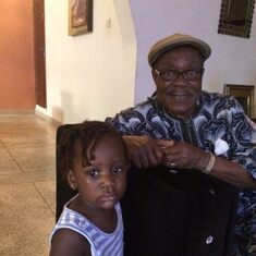 With his last grandchild Ibinabo