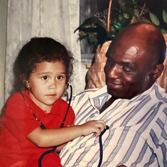 Papa w/ his granddaughter Alexandria