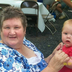 Mom and Beezy...or Lil Edith as I say. She acts so much like her mawmaw...stubborn as all hell.