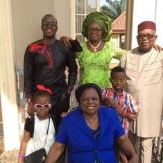 Aunty Edith with her big brother and his family