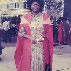 Aunty Edith graduating from University of Ibadan