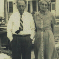 Parents Frank and Nora Huffsmith circa 1949