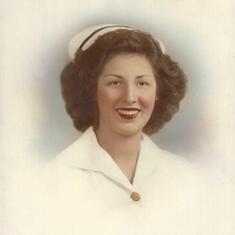 Mom Graduates from Nursing School 1945