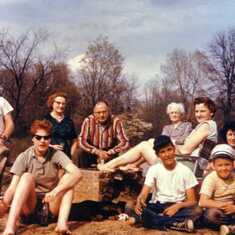 1958 Clam River the whole clan
