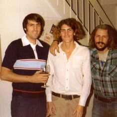 1976 Mom's three sons John Tom and David 