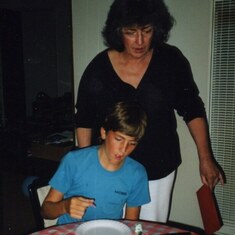 1990 Mom and Ryan
