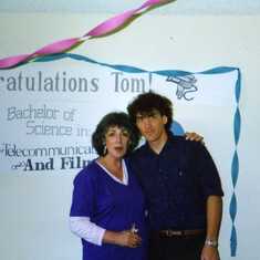 1990 Mom with Tom