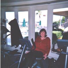 2010 Mom working out in La Costa at age 87!
