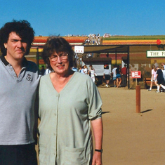 Edith and Tom Hosler Flower Fields Carlsbad CA 1997