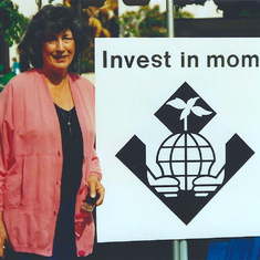 Edith Hosler Earthday in San Diego CA 1991