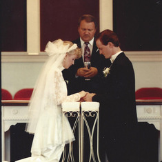 1992 Officiating Karen's wedding