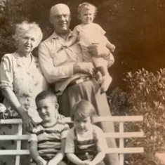 Ted & Kathy with Grandma & Grandpa Milner