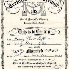 Marriage to Henry LaFleur