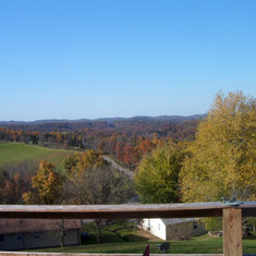 View from the house in Ripley, 2006