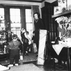 Christmas at Rockney Avenue; Edna, Tommy and Penny