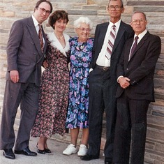 Ed, Hedy, Mom, Joe, and Walter